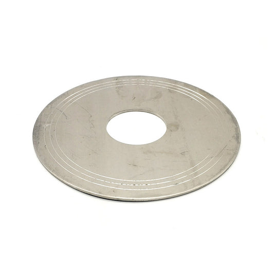 Pressure reducing orifice plate