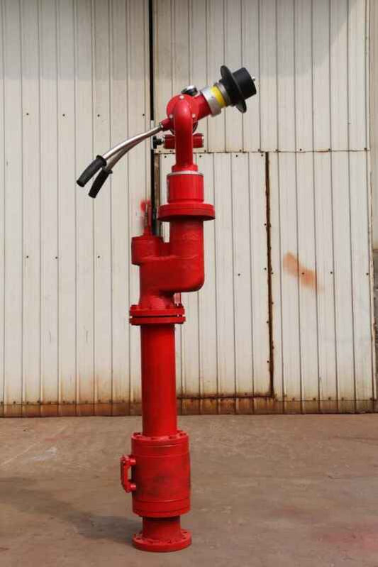 Self-drainage fire monitor