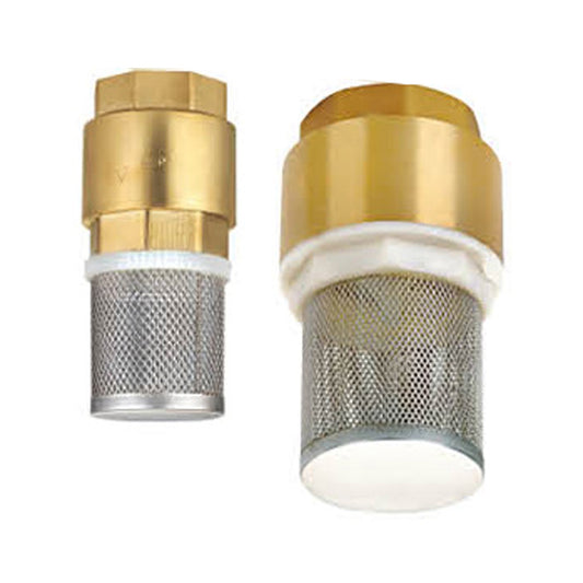 Brass foot valve