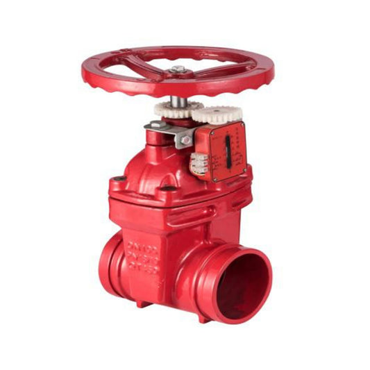 Non-rising Stem Gate Valve With Signal Device, Groove Connection