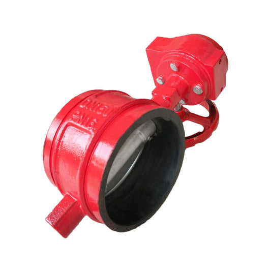 Butterfly Valve Worm Gear Operating, Groove Connection