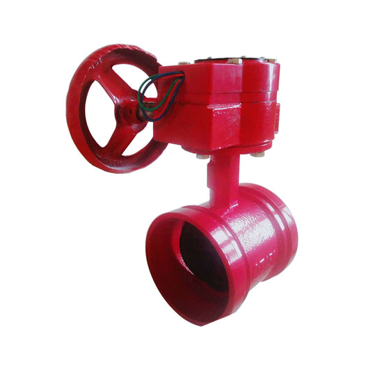 Butterfly Valve With Tamper Switch, Groove Connection