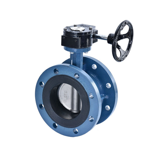Butterfly Valve Worm Gear Operating, Flange Connection.